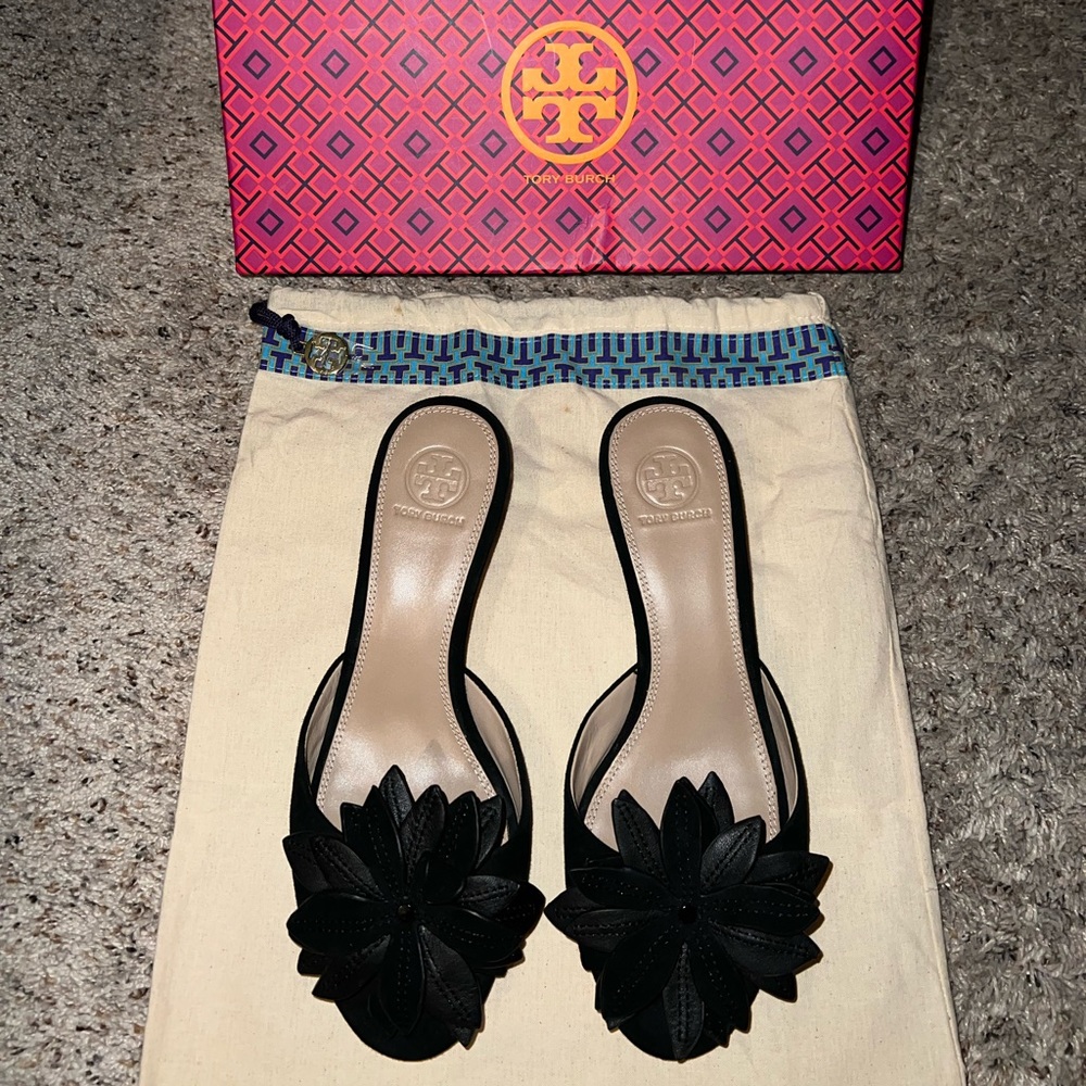 Tory Burch 40mm black Jules sandals